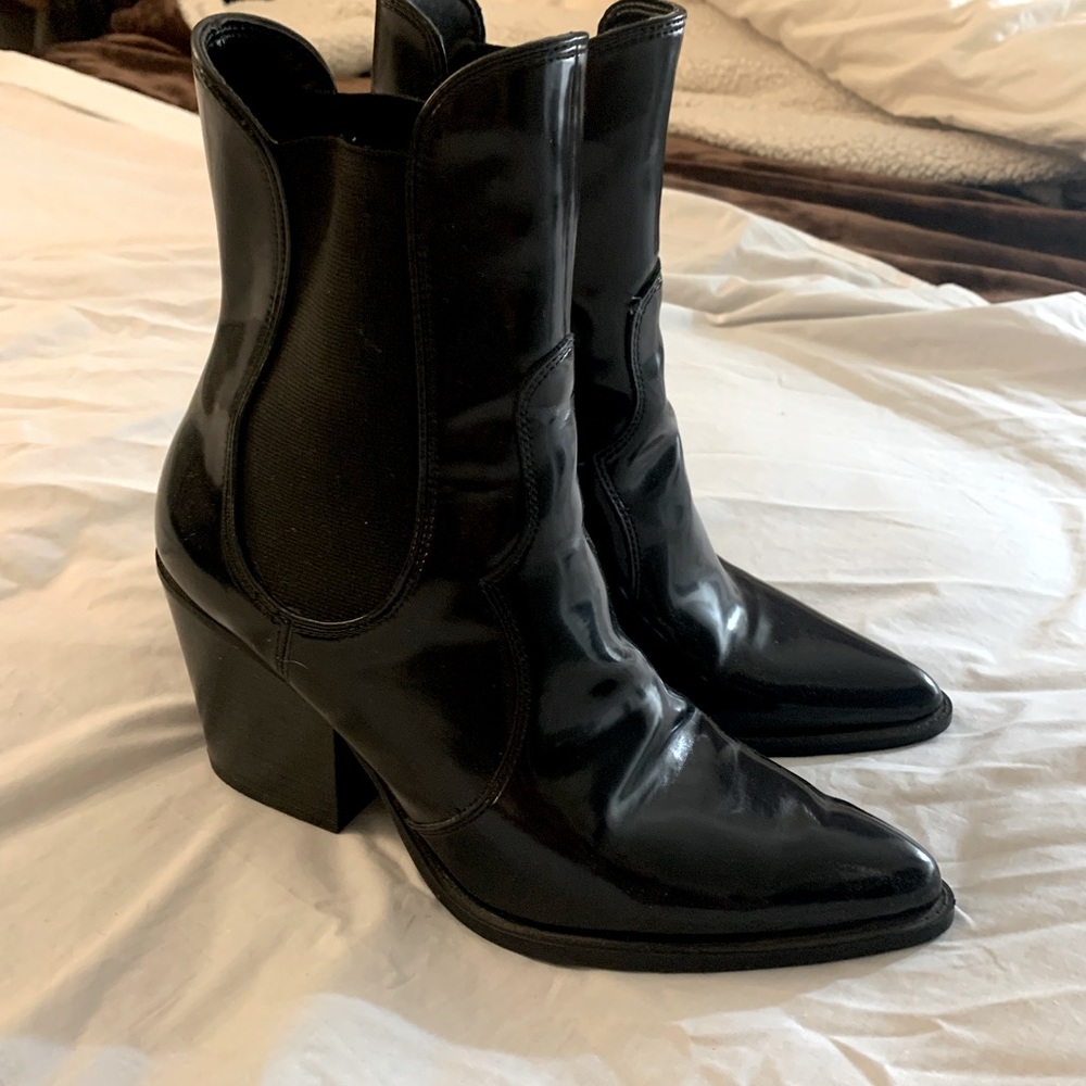Pleather Zara Rain Cowboy boots